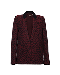 Stella McCartney Brocade Jacket, Polyester, Red, UK 12