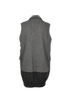 Stella McCartney Herringbone Long Gilet, &pound;110, Clothing, Grey, Wool, Back view