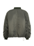 The Frankie Shop Padded Bomber Jacket, &pound;110, Clothing, Green, Polyester, Back view