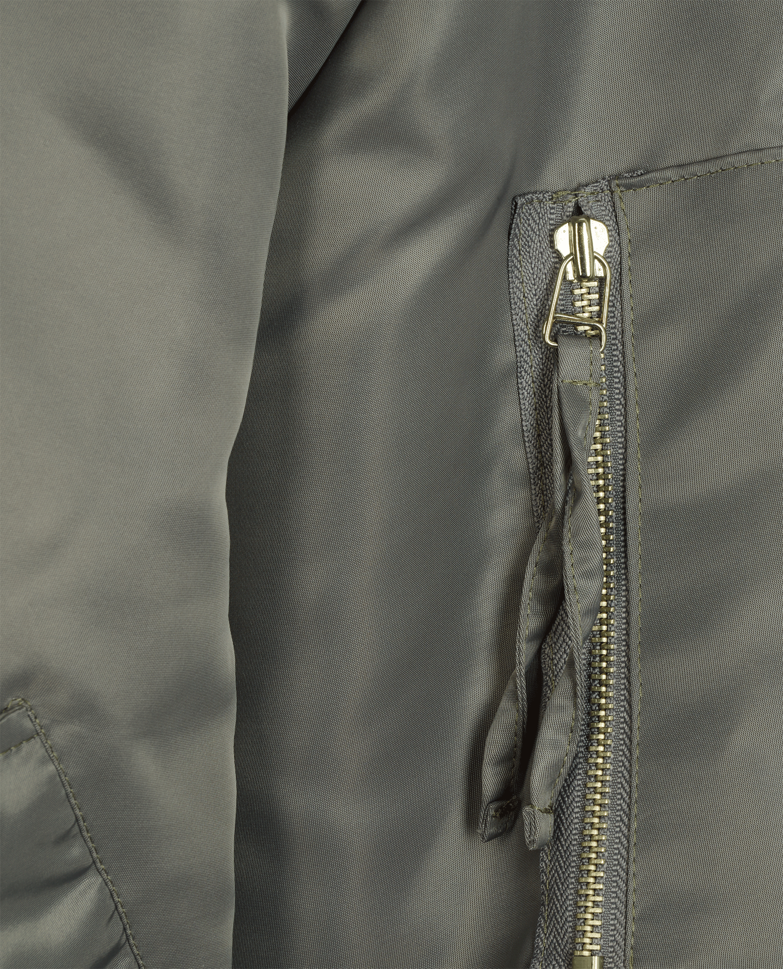 The Frankie Shop Padded Bomber Jacket, &pound;110, Clothing, Green, Polyester, Other view
