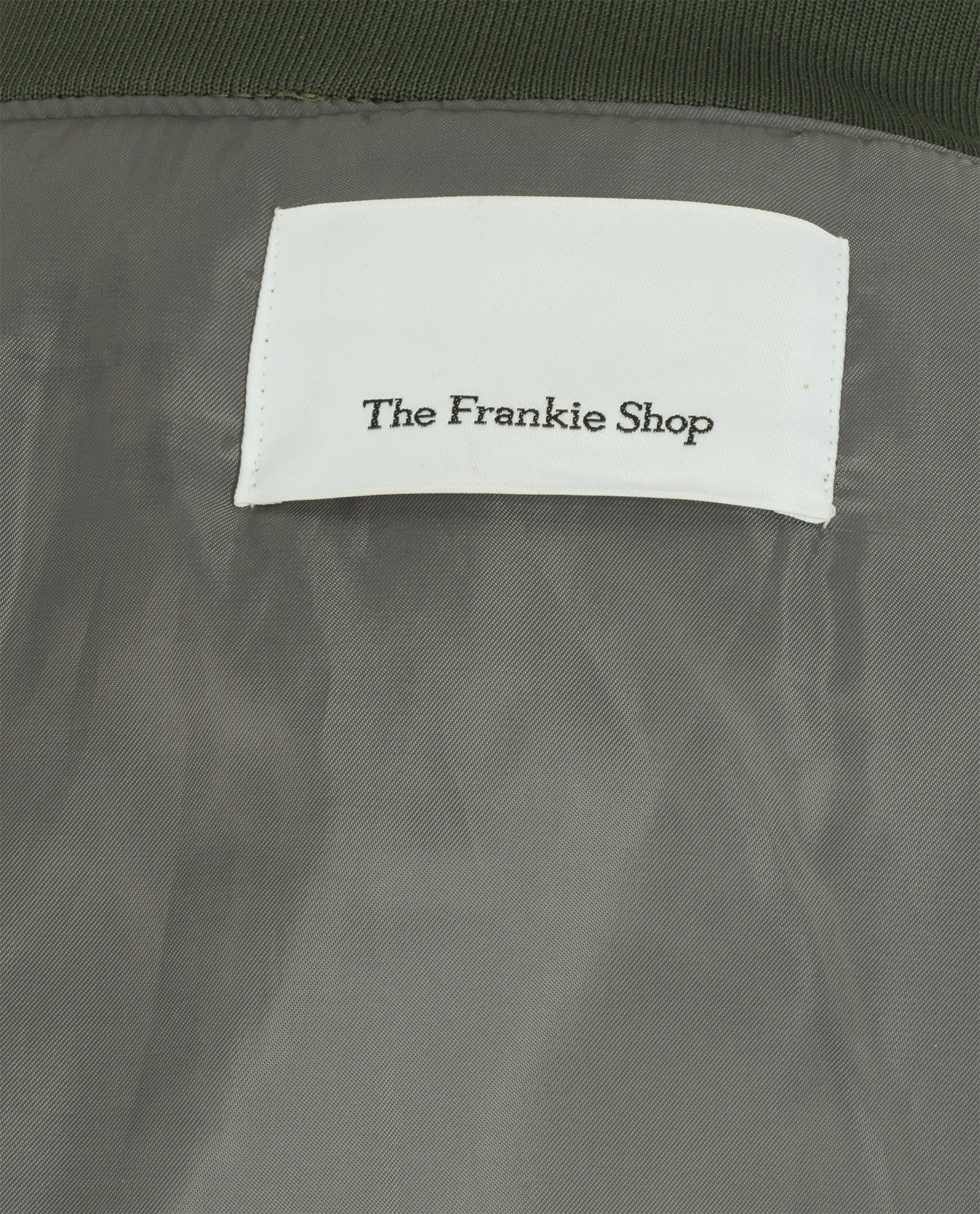 The Frankie Shop Padded Bomber Jacket, &pound;110, Clothing, Green, Polyester, Other view