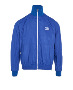 Valentino Windbreaker Jacket, Mens, Polyamide, Blue, UK14