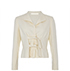 Valentino Unlined Cropped Belted Jacket, front view