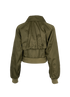 Victoria Beckham Cropped Bomber Jacket, &pound;295, Clothing, Khaki, Polyester (Polymer), Back view