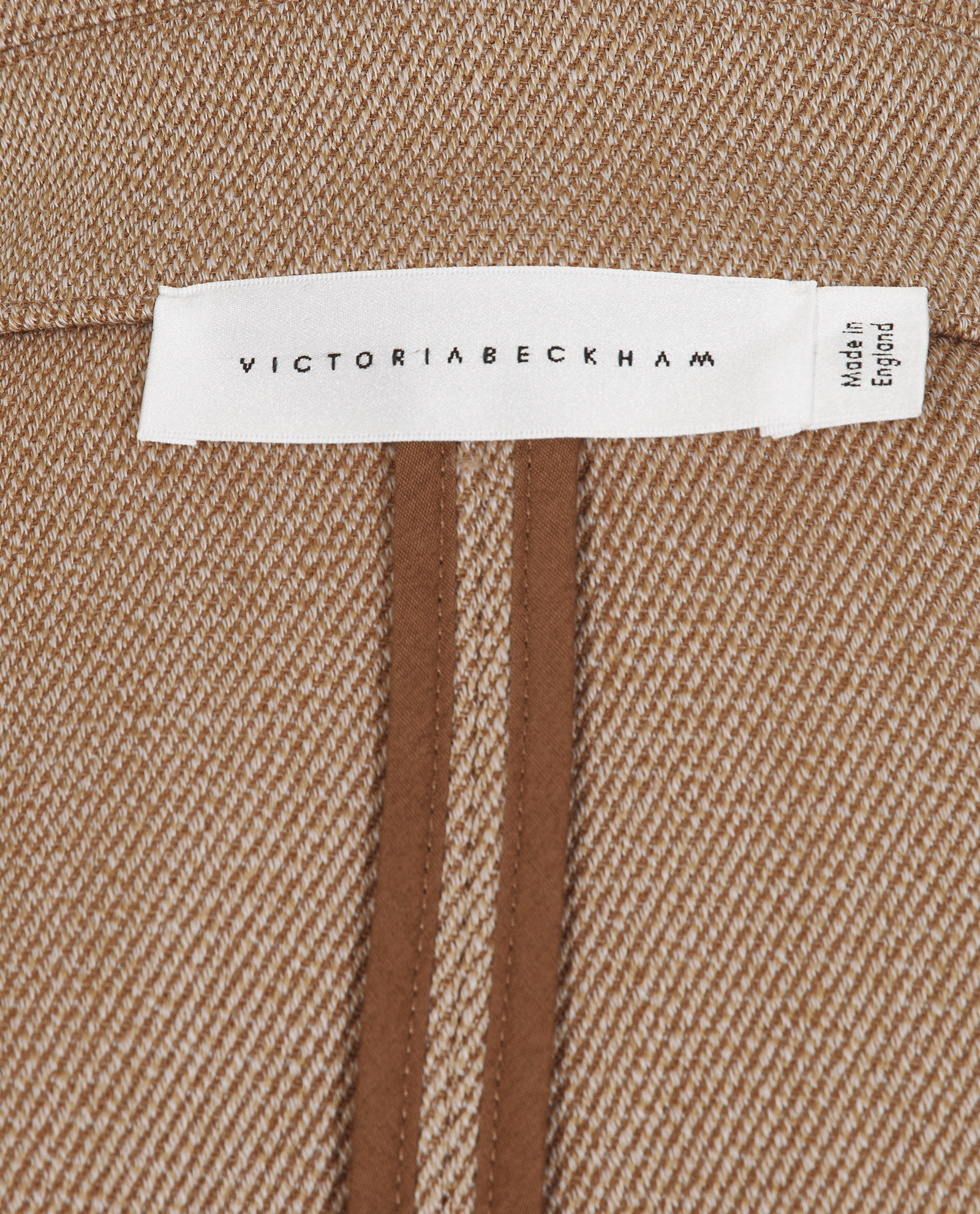 Victoria Beckham Belted Gilet, &pound;350, Clothing, Brown, Wool, Other view