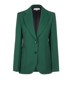 Victoria Beckham Blazer, Wool, Green, UK10, 3*