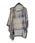 Vivienne Westwood Anglomania Plaid Poncho, front view