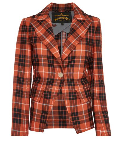 Vivienne Westwood Check Tailored Blazer, front view