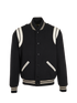 Saint Laurent Bomber Jacket, &pound;650, Clothing, Black, Wool, Front view