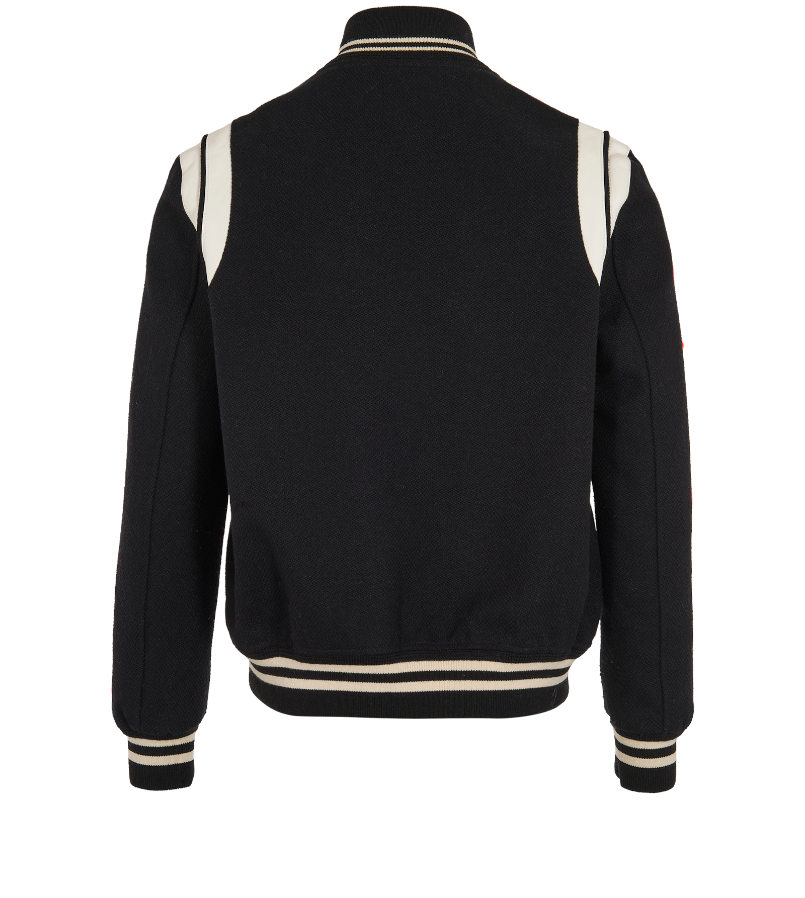Saint Laurent Bomber Jacket, &pound;650, Clothing, Black, Wool, Back view