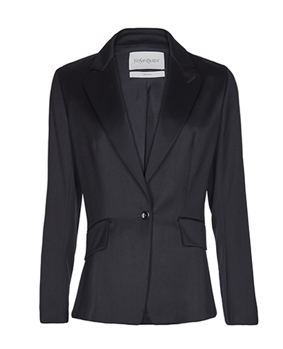 Yves Saint Laurent Black Blazer, front view