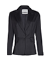 Yves Saint Laurent Black Blazer, front view