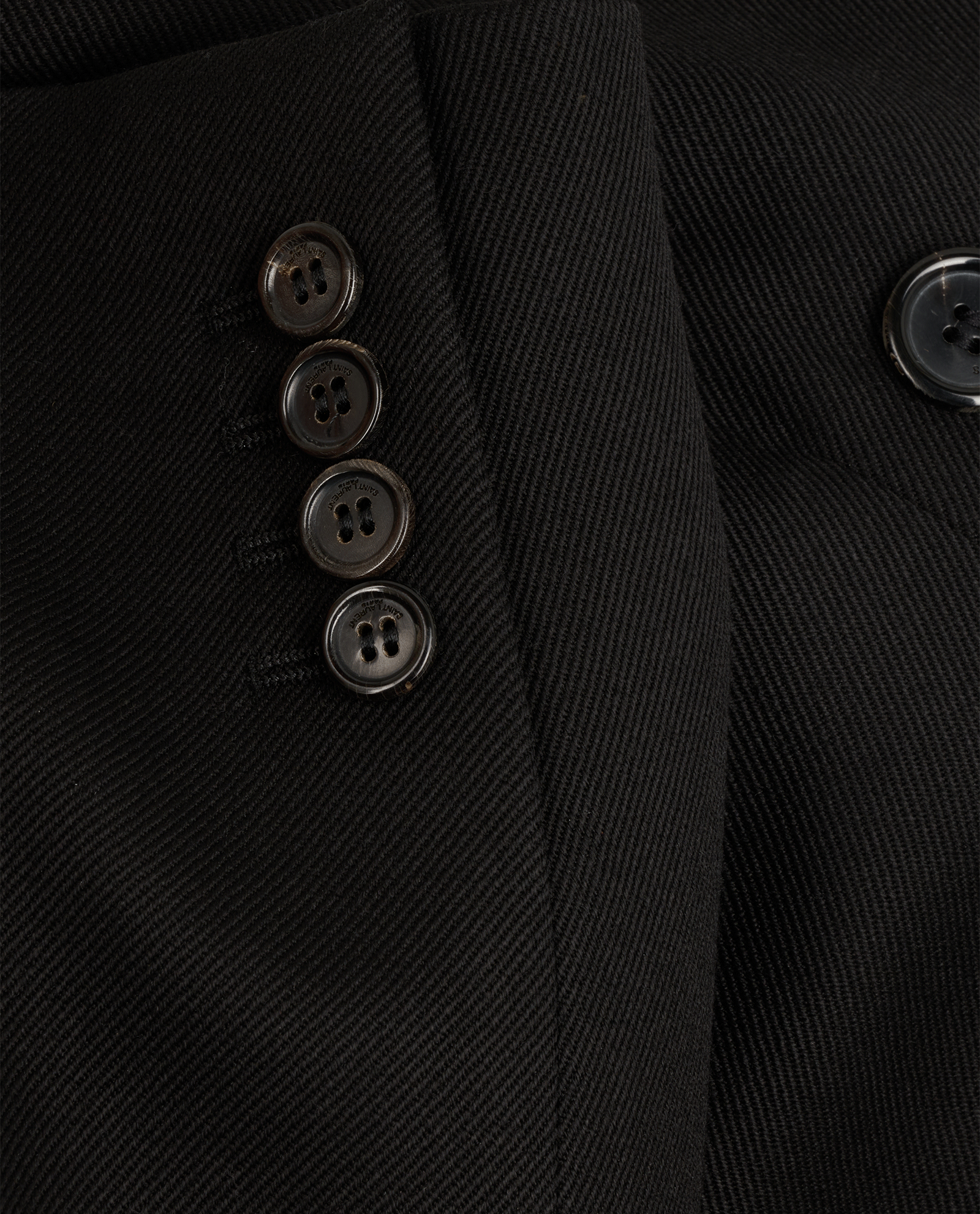 Saint Laurent Double Breasted Blazer Jacket, &pound;420, Clothing, Black, Wool, Other view