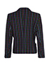 YSL Vintage Double Breasted Blazer, back view