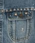 Saint Laurent Studded Denim Waistcoat, other view