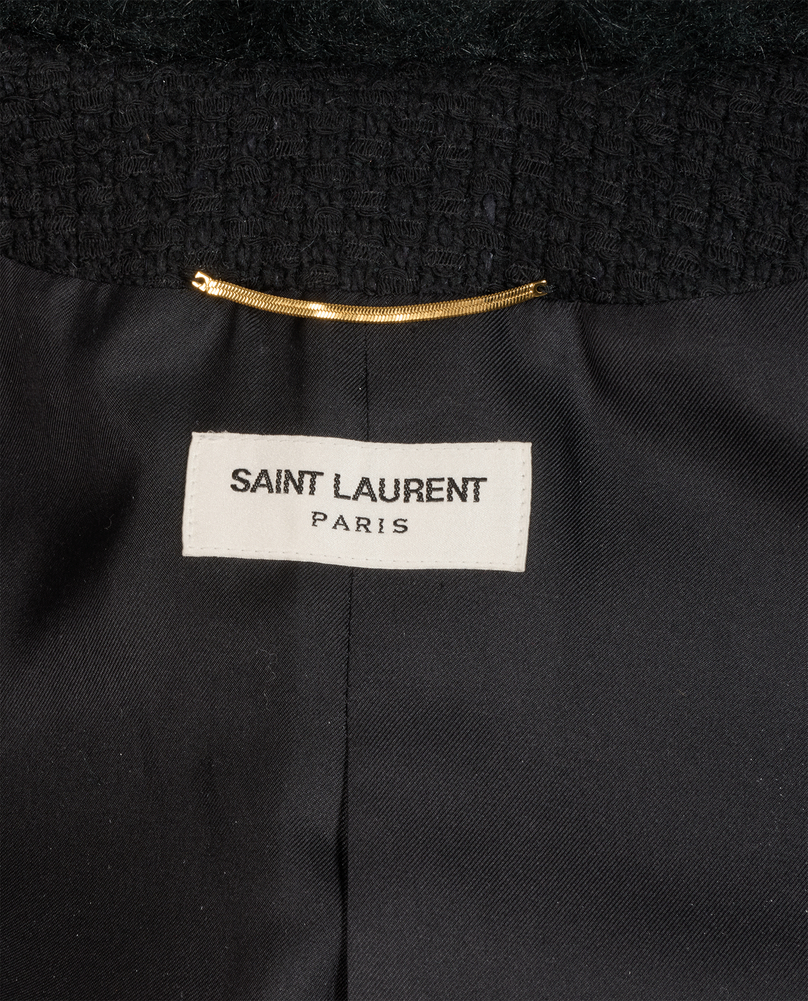 Saint Laurent  Faux Fur Collar Blazer, &pound;375, Clothing, Black, Wool, Other view