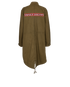Saint Laurent Sweet Dreams Parka, £550, Clothing, Green, Cotton, Back view