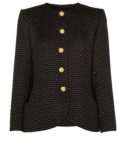 Yves Saint Laurent Quilted Polka Jacket, front view