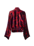 Saint Laurent Velour Multicolor Bomber Jacket, back view
