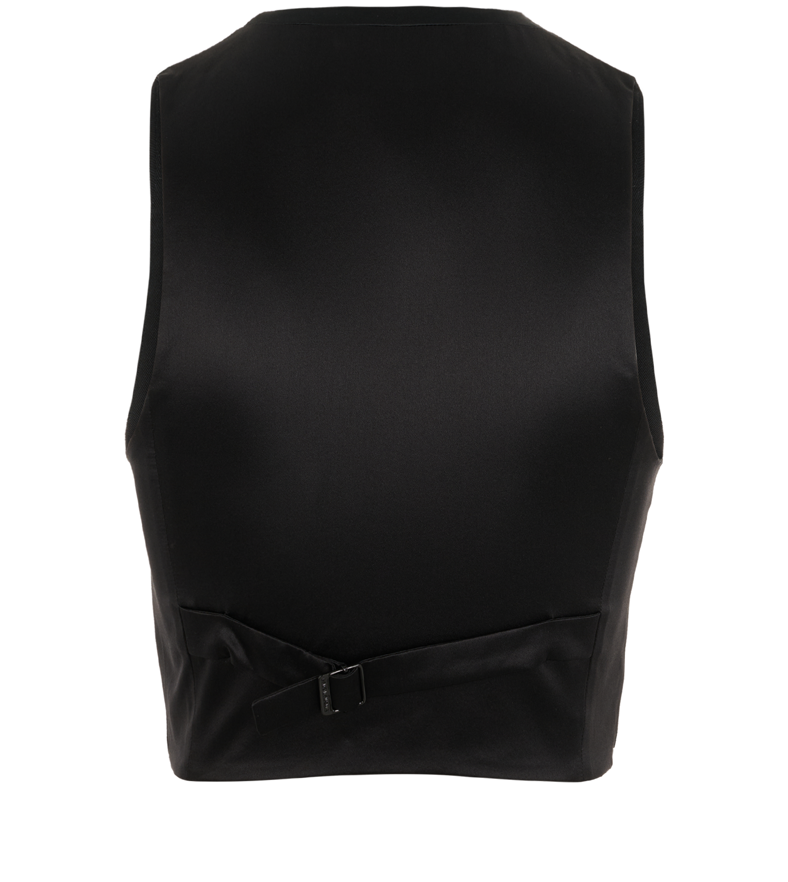 Saint Laurent Waistcoat, &pound;110, Clothing, Black, Wool, Back view