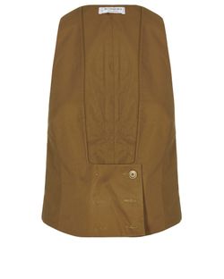 Yves Saint Laurent Vintage Waistcoat, Cotton, Brown, UK 12, 3*
