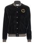 Saint Laurent Velvet Bomber Jacket, front view