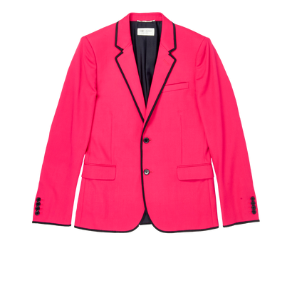 Saint Laurent Black Trim Blazer, front view