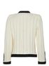 Saint Laurent Two Tone Knitted Jacket, back view