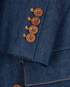 Zimmerman Denim Button Up Blazer, &pound;250, Clothing, Blue, Denim, Other view