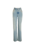 Alexander McQueen Embroidery Straight Leg Jeans, &pound;350, Clothing, Blue, Cotton, Front view