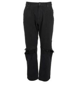 Balenciaga Cargo Jeans, Mens, Cotton, Black, Sz L, 2*