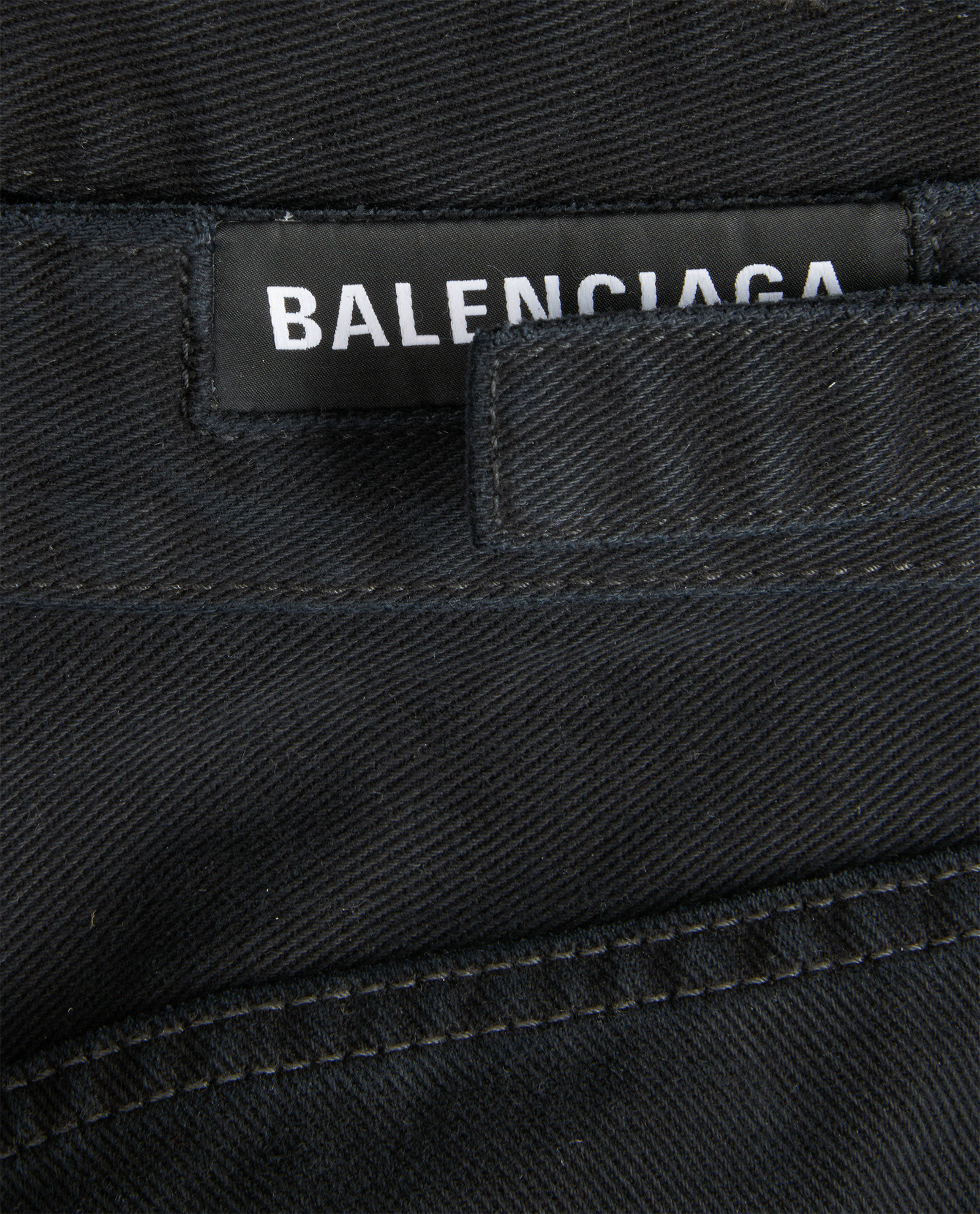 Balenciaga Cargo Jeans, &pound;180, Clothing, Black, Cotton, Other view