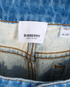 Burberry Seamill Slim Jeans, &pound;220, Clothing, Blue/White, Cotton, Other view