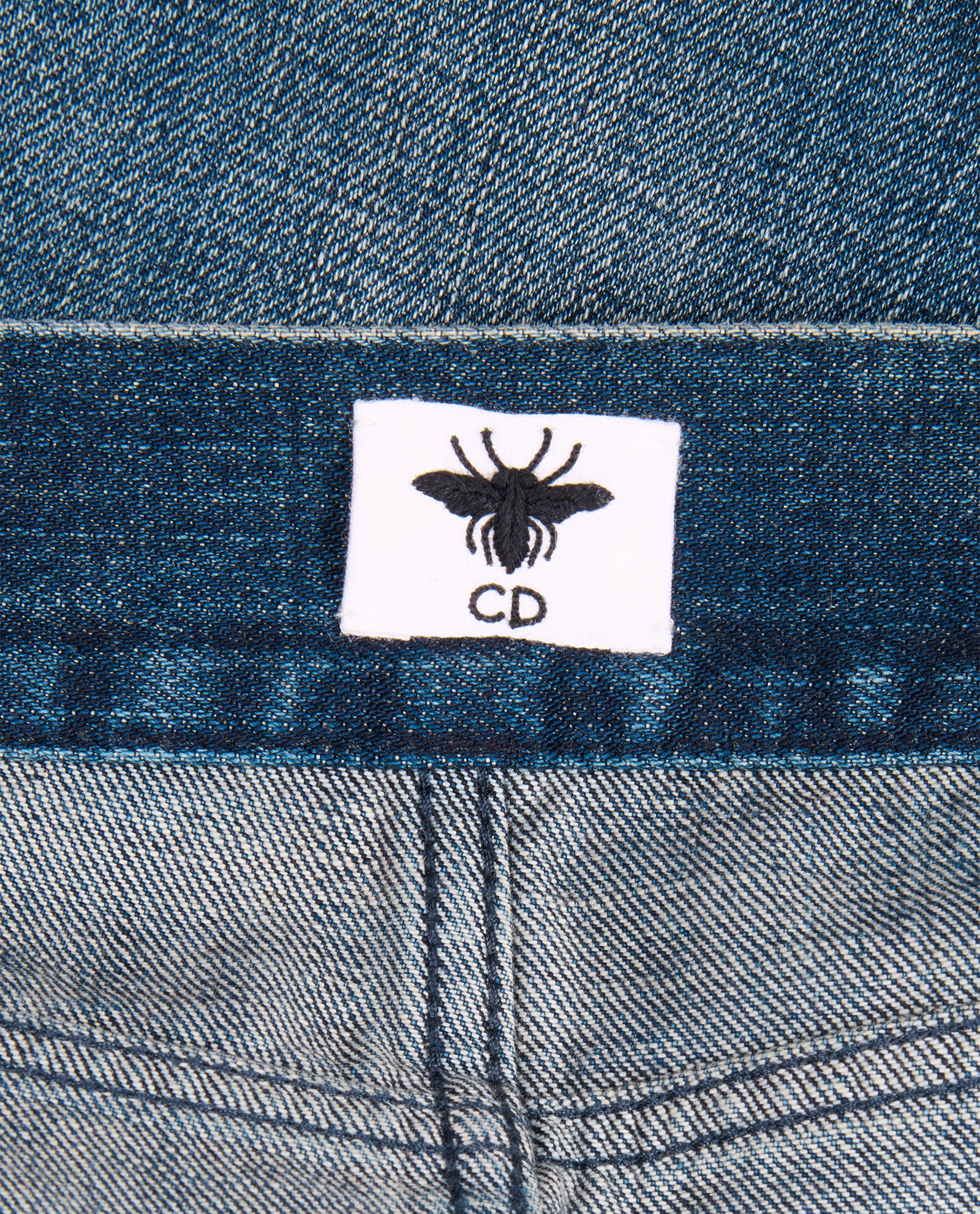 Christian Dior Cropped Wide Jeans, &pound;150, Clothing, Blue, Cotton, Other view