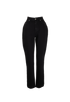 Alexander McQueen Raw-Trim Jeans, &pound;140, Clothing, Black, Cotton, Front view
