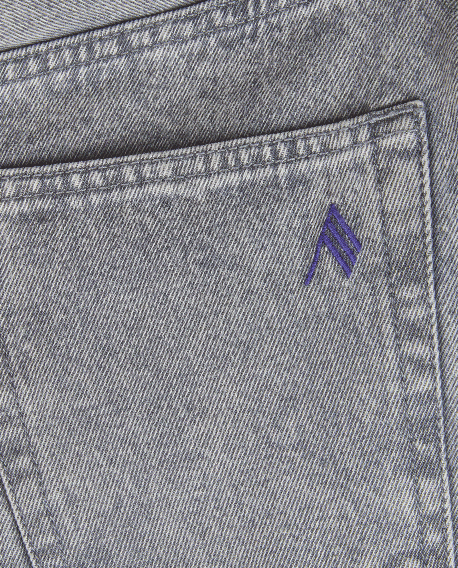 The Attico Effie Jeans, &pound;220, Clothing, Grey, Cotton, Other view