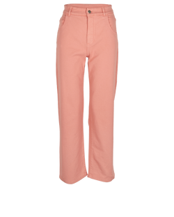 Loro Piana Straight Leg Jeans, Cotton, Pink, UK 8, 3*