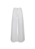 Celine Wide Leg Jeans, &pound;140, Clothing, White, Cotton, Front view