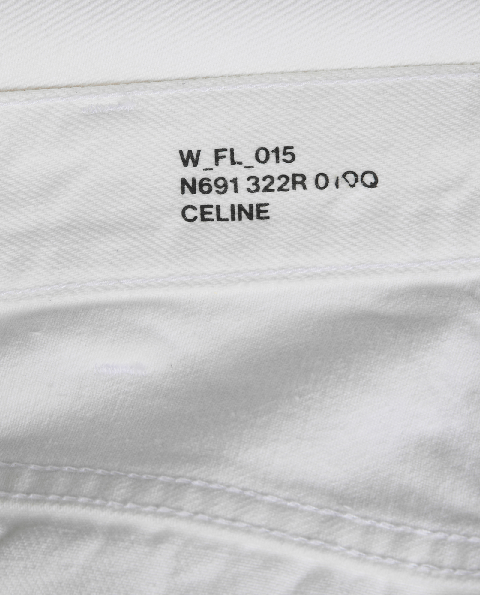Celine Wide Leg Jeans, &pound;140, Clothing, White, Cotton, Other view