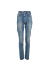 Celine High Waisted Jeans, &pound;220, Clothing, Blue, Cotton, Front view