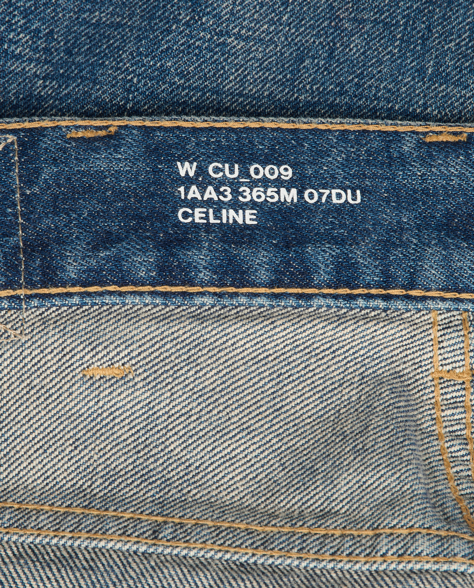 Celine High Waisted Jeans, &pound;220, Clothing, Blue, Cotton, Other view