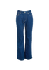 Acne High Waisted Jeans, &pound;180, Clothing, Blue, Cotton, Front view