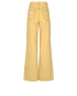 Ganni Magny Jeans, £90, Clothing, Yellow, Cotton, Back view