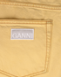 Ganni Magny Jeans, £90, Clothing, Yellow, Cotton, Other view