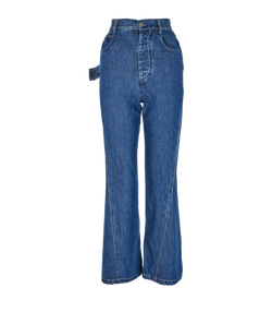 Bottega Veneta Twisted Jeans, Cotton, Blue, UK4, 2*