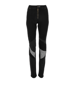 Acne Studios Biker Skinny Jeans, Denim, Black, UK12-14, 3*