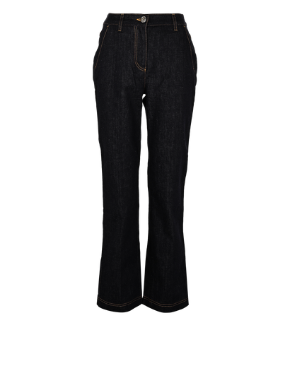 Fendi Heart Pencil Fit Jeans, £220, Clothing, Blue, Denim, Front view