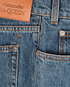 Alexander McQueen Straight Jeans, £290, Clothing, Blue, Cotton, Other view