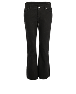 Alexander McQueen Flared Jeans, Denim, Black, UK8, 3*