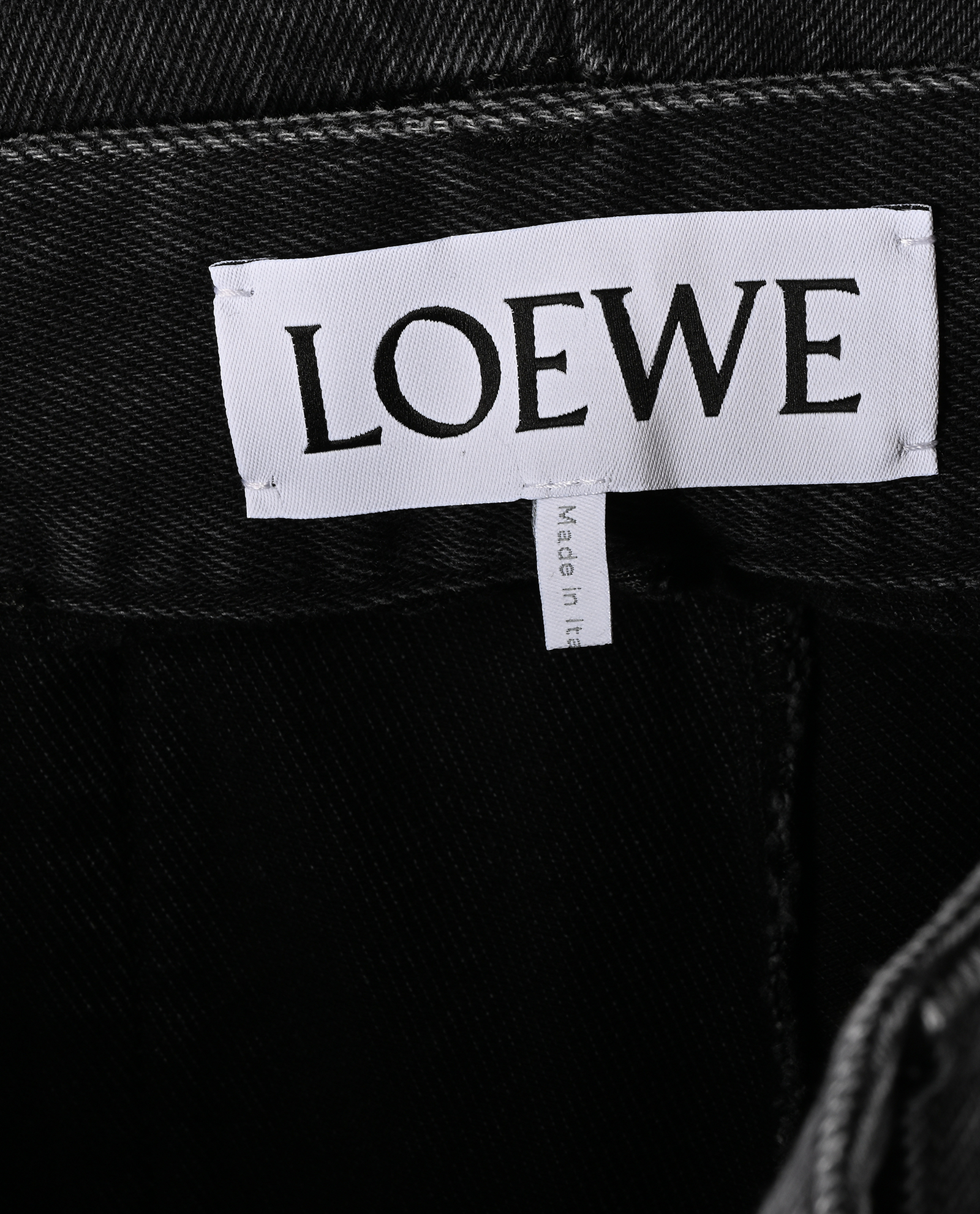 Loewe Anagram Baggy Jeans, &pound;495, Clothing, Black, Denim, Other view